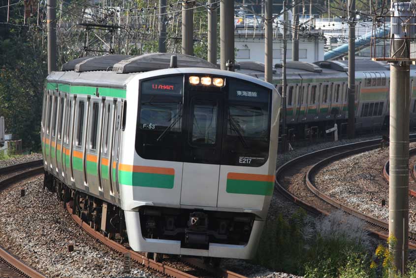 東海道本線東戸塚－戸塚　E217系普通列車