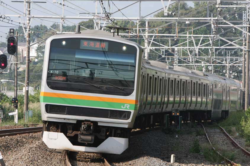 東海道本線真鶴駅入線　E231系普通列車