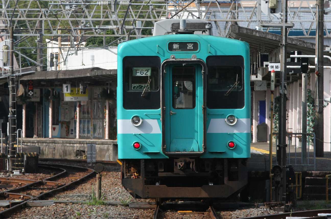 紀勢本線白浜駅　105系普通列車