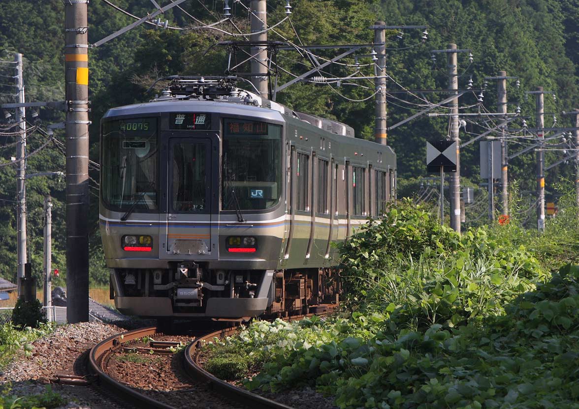 福知山線谷川－柏原　223系6000番台普通列車