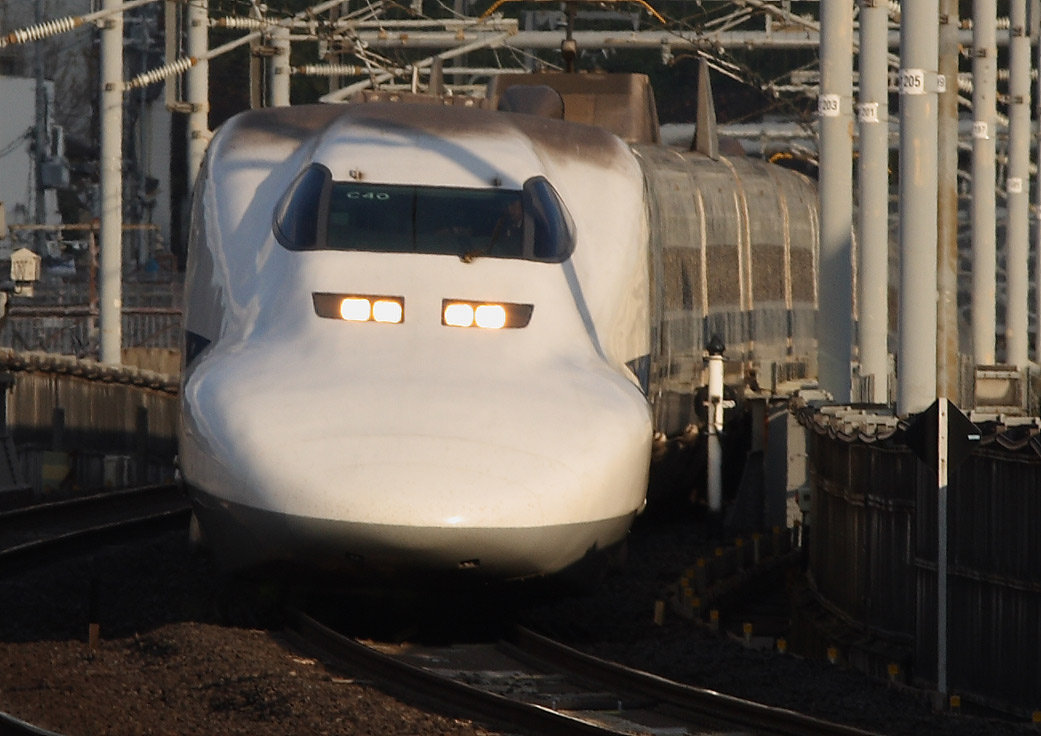 東海道新幹線米原-京都　新幹線700系「のぞみ」