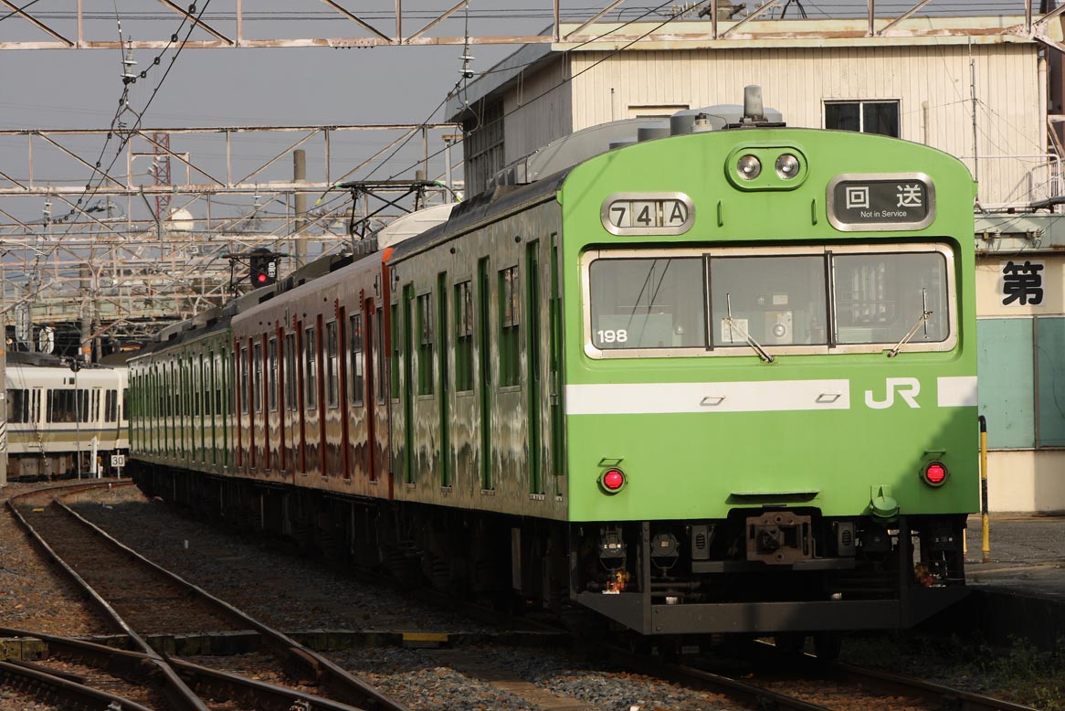 関西本線王子－法隆寺　103系回送列車