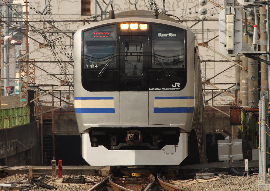 横須賀線新橋－品川　E217系普通列車