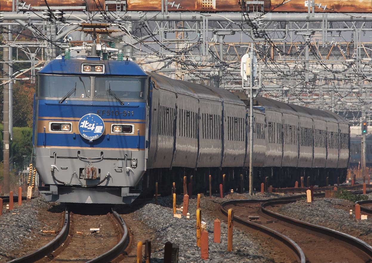 東北本線南浦和－巌　EF510系牽引24系25型客車 寝台特急「北斗星」